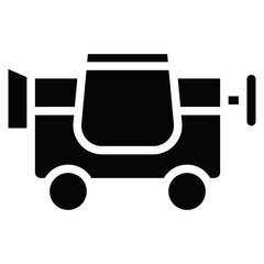 Concerete Mixer Vector Icons