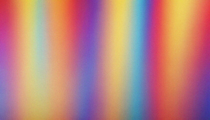 poster design abstract glowing shape noise texture copy space Yellow, Red, Cyan, Purple. Stylish gradient texture featuring bold grainy gradient transitions