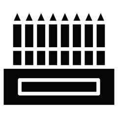 Crayons Vector Icons
