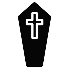 Obraz premium Coffin Vector Icons