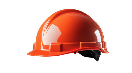 Fototapeta premium Safety helmet on a transparent background showcasing construction gear for protective measures