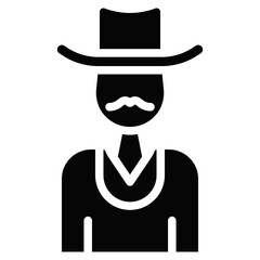Cowboy Vector Icons