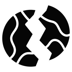 Planet Destoryed Vector Icons