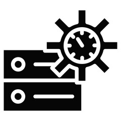 Industry Server Vector Icons