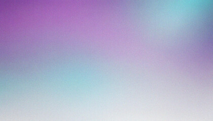 White, Purple, Grey, Cyan noisy texture color shape banner poster cover header backdrop design. Vibrant grainy backdrop with bold grainy gradient transitions