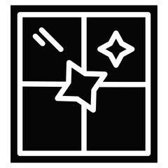 Cleaning Window Vector Icons