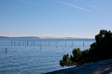 Dune du Pyla et bassin d'Arcachon depuis le Cap Ferret