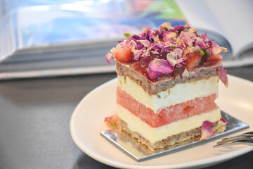 Strawberry Watermelon Cake 