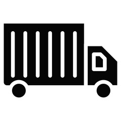 Cargo Truck Vector Icons