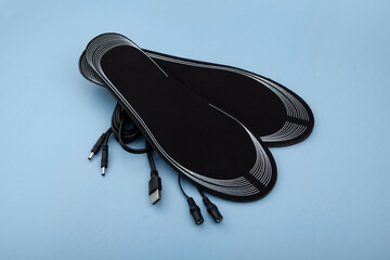 Pair Heating Insoles. Inner sole with USB connect to power bank. Free Cut: Heated Boot Insole can...