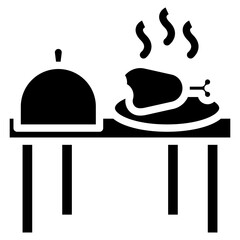Thanksgiving Feast Vector Icons
