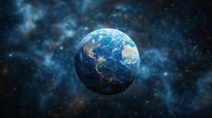 Naklejka premium little earth model