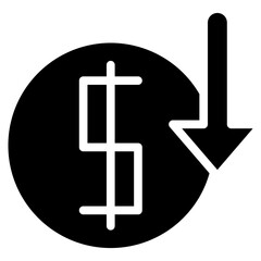 Obraz premium Price Drop Vector Icons