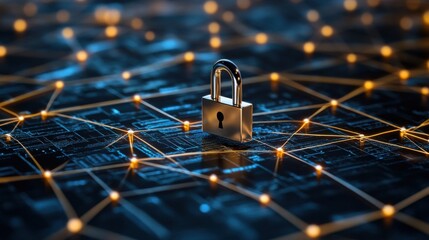 Cyber security concept 