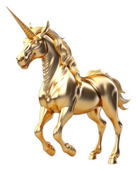 PNG Unicorn figurine animal mammal.