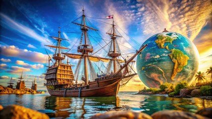 Historic Exploration of the New World: The Discovery of America by European Navigators in 1492