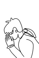 One continuous line, congratulations  and thank you