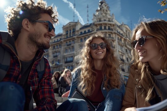 Global unity - International Students Day, collective strength and resilience of learners worldwide, pursuit of knowledge, freedom, justice, reflecting the spirit of youth and education.