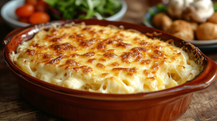 Creamy Mac and Cheese with golden crust
