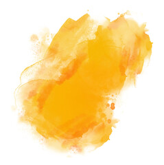 Watercolor brushstroke painting on white. Abstract background. © Sergey