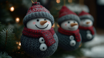 Delightful and Charming Snowman Ornaments to Enhance a Warm and Cozy Christmas Experience