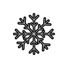 Snowflake icons. Snowflake symbols. Snow icon. Vector illustrator