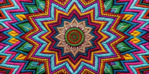Obraz premium Intricate Geometric Pattern Line Designs for Modern Backgrounds and Textiles in Monochrome Style