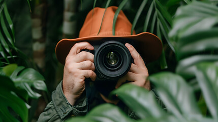 Fototapeta premium the photographer shooting