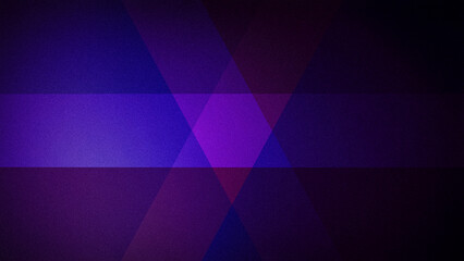 A deep geometric abstract background featuring rich shades of purple, violet, and black with a grainy texture and intersecting shapes, perfect for wallpapers and banners