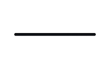 Obraz premium A simple, minimalistic horizontal bar icon in black on a white background, in the vector style, flat design, with no shadows or gradients, no text, high resolution, high quality. 