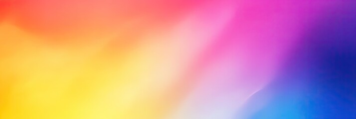 Fototapeta premium A vibrant rainbow gradient background with soft transitions between each color