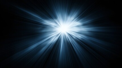 Fototapeta premium Sun rays overlay isolated on a black background, ideal for overlay designs. Special lens light effect creates an abstract lens flare light over a black background. 