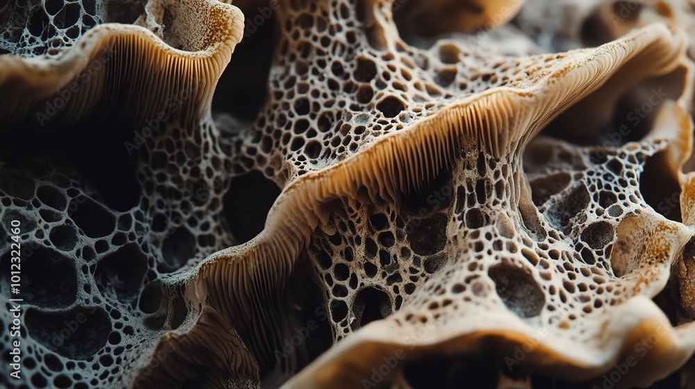 Poster intricate patterns of natural texture in close-up