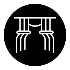 Curtains Vector Icons