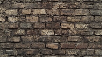 Fototapeta premium Textured Brick Wall in Earthy Tones