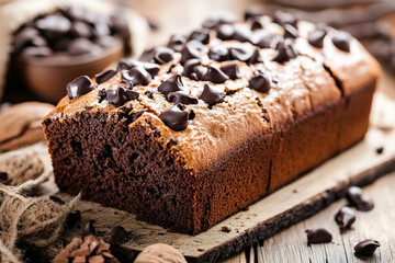 Bread with chocolate chip generative AI