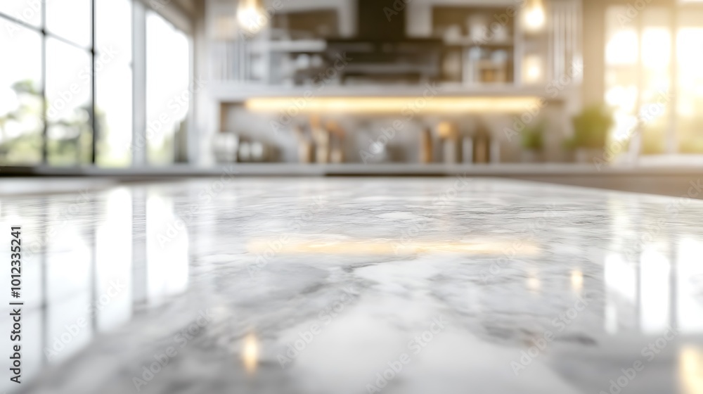 Poster a smooth, polished marble countertop with a subtle texture and a large space for text