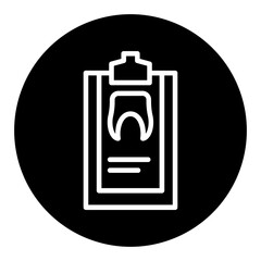 Dental Record Vector Icons
