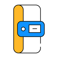 constant temperature control sensor line icon vector. constant temperature control sensor sign. isolated symbol illustration