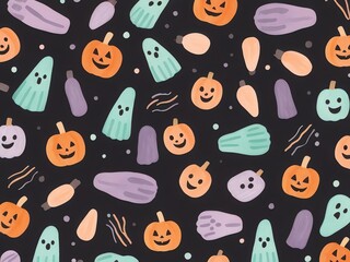 Halloween Pattern Illustration