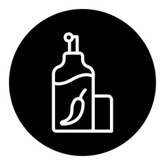 Pepper Spray Vector Icons