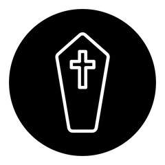 Obraz premium Coffin Vector Icons