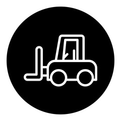 Forklift Vector Icons