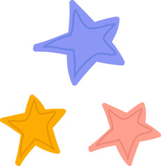 Handdrawn Stars Pattern