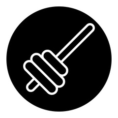 Fototapeta premium Honey Stick Vector Icons