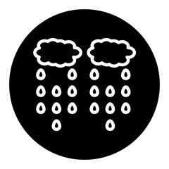 Heavy Rain Vector Icons