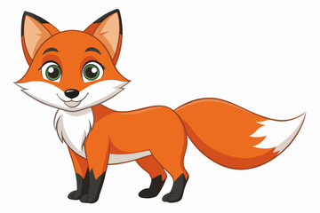 Obraz premium Animal Fox Clipart & Vector Designs - Cartoon, Line Art & Cutter-Friendly Graphics, Fox vector designs: cartoons, line art, and clipart for printable and cutter-friendly projects