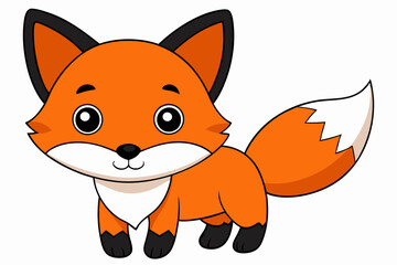 Obraz premium Animal Fox Clipart & Vector Designs - Cartoon, Line Art & Cutter-Friendly Graphics, Fox vector designs: cartoons, line art, and clipart for printable and cutter-friendly projects