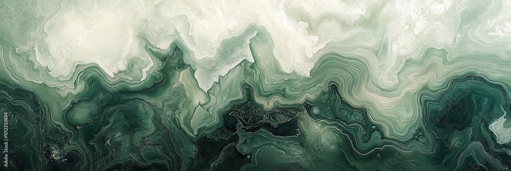 Poster Luxurious Jade Texture With Intricate Swirling Patterns and Subtle Variations in Tone