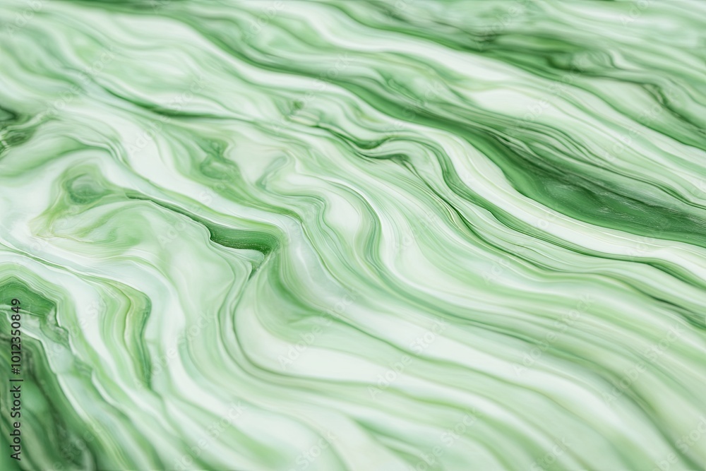 Aufkleber Luxurious Jade Texture Highlighting Intricate Patterns and Soft Variations in Tone